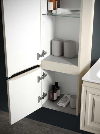 Шкаф-пенал Sancos Very PVR35LCE 40х160 подвесной цвет бежевый